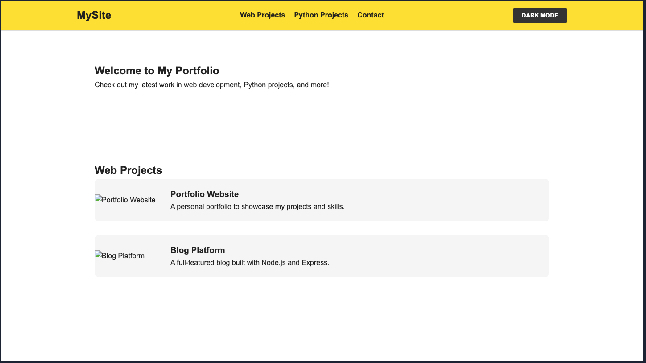 Portfolio Website